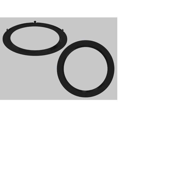 Keystone KT-WDLED-4B-MB-TRIM 4" Matte Black Trim for 4" Recessed Wafer