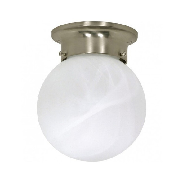 Nuvo 60-257 1-Lamp 6" Ball Ceiling Light - 1/Ea