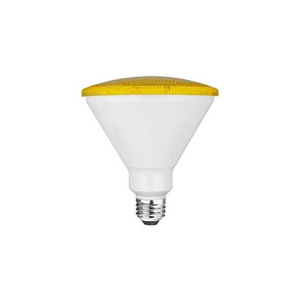 TCP RLP3814Y Yellow LED Colored PAR38 Lamp 14W Non-Dimmable