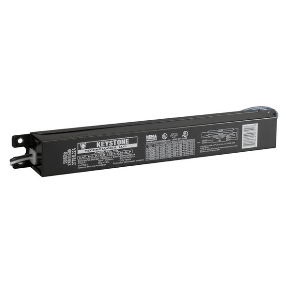 Keystone KTEB-232-UV-IS-N-P 2-Lamp F17/25/32 T8 Standard Output
