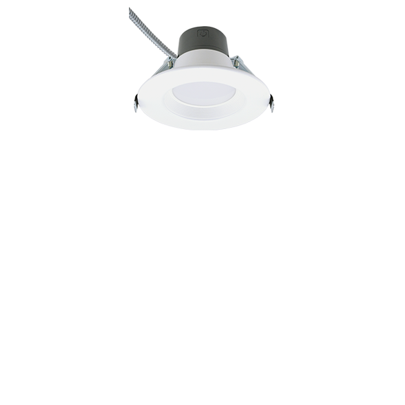 Green Creative 57864 4" LED Commercial Downlight 3000K 3-Light Levels - 1/Ea