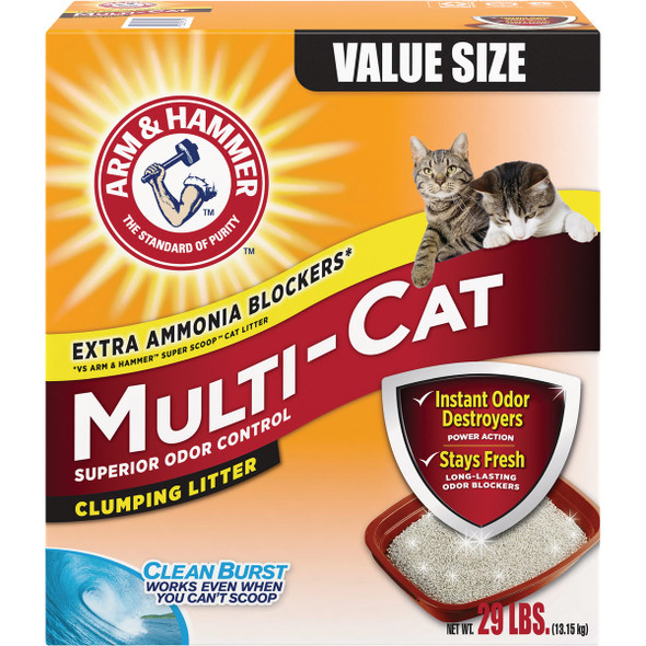 Arm & Hammer Multi-Cat 29 Lb. Scented Clumping Litter 97514