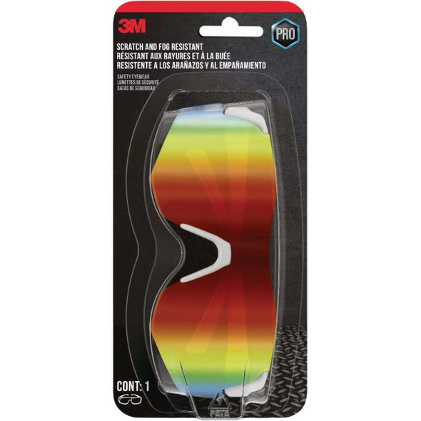 3M Mirrored Frame Safety Glasses with Multi-Color Lenses 47317