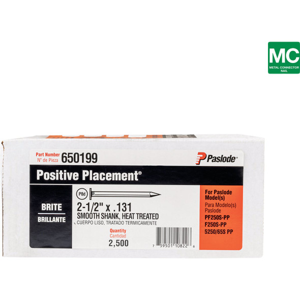 Paslode 2500# 2.5x.131 Cnnc Nail 650199