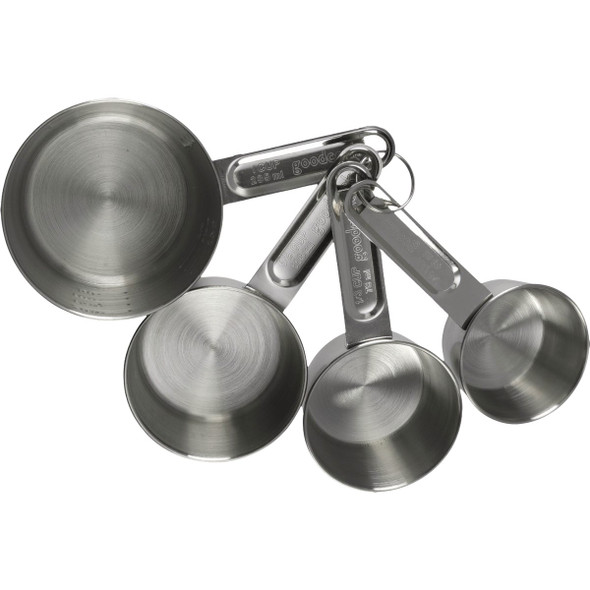 GoodCook Everyday Stainless Steel Measuring Cup Set (4-Piece) 19850