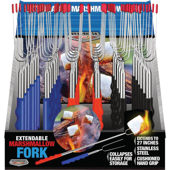 Shawshank Ledz Stainless Steel Extendable Marshmallow Fork 702479 Pack of 36