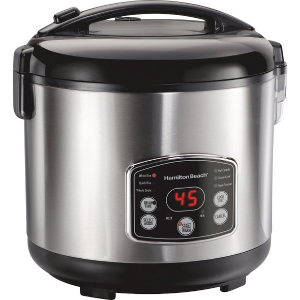 Hamilton Beach 14-Cup Digital Simplicity Rice Cooker/Steamer 37548MN