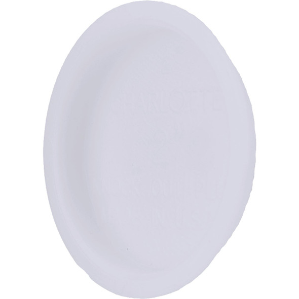 Charlotte Pipe 2 In. Schedule 40 DWV PVC White Test Cap PVC 00131  0800HA