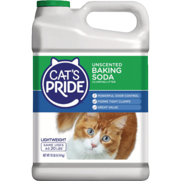 Cat's Pride 10 Lb. Lightweight Unscented Cat Litter with Baking Soda C01325-G60