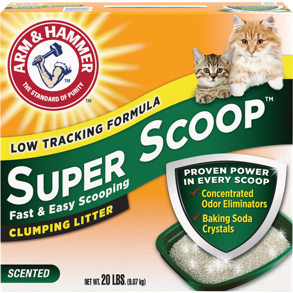 Arm & Hammer Super Scoop 20 Lb. Fresh Clumping Litter 2200
