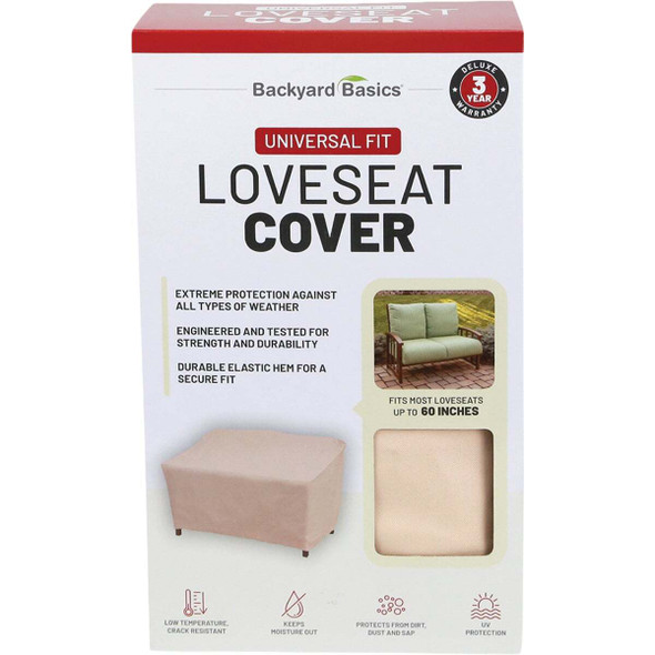 Backyard Basics 60 In. Patio Loveseat Cover 07836BB