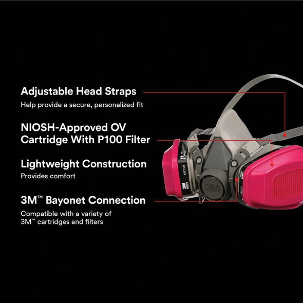 3M OV-P100 Performance Respirator for Household Use 65021H1-DC 340448