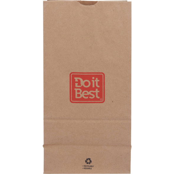 Do it Best 20 Lb. Capacity Paper Shopping Bag (400-Pack) 90073 990191