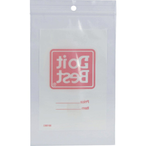 Do it Best 4 In. x 6 In. Zip Top Bag (50-Pack) 90289 991993