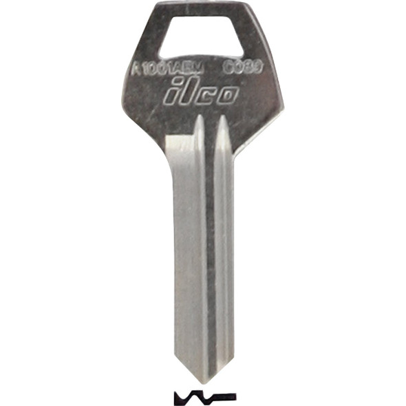 ILCO Corbin Nickel Plated House Key, CO89 / A1001ABM (10-Pack) IAL5041113B