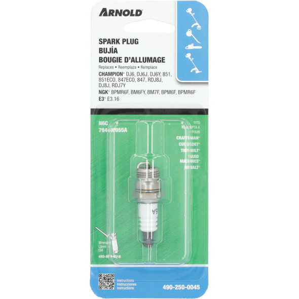 Arnold Universal Small Engine 2-Cycle Spark Plug 490-250-0045 719075