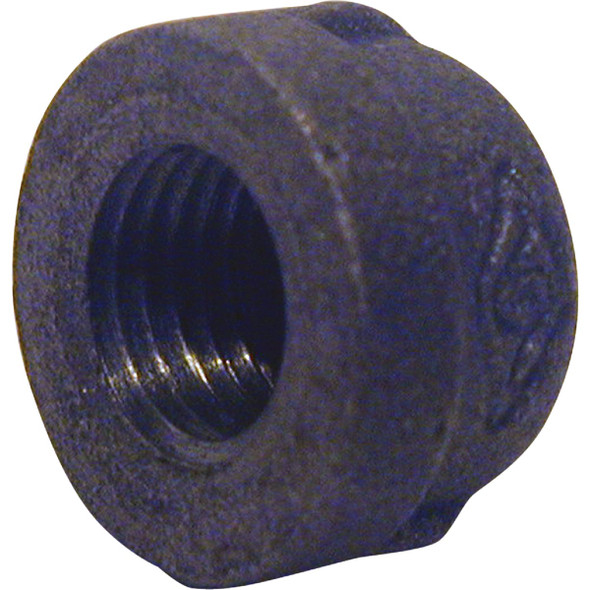 B&K 3/8 In. Malleable Black Iron Cap 521-402HN