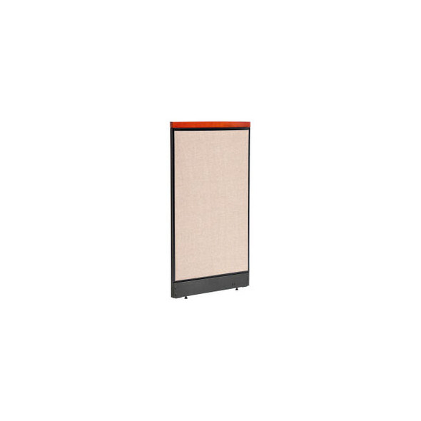 Interion Deluxe Office Partition Panel with Pass Thru Cable 24-1/4""W x 47-1/2""