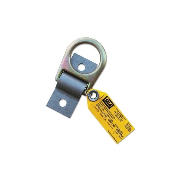 D-Ring Anchor Plates, 1/4 in, D-Ring, Permanent, Bolt/Weld