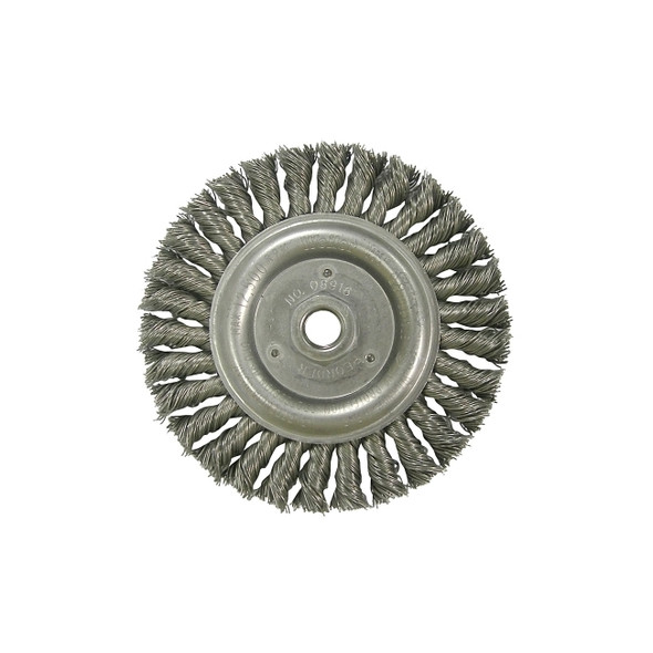 Roughneck Stringer Bead Wheel, 6 in Dia, 1 1/4 in Trim, .023 in Wire