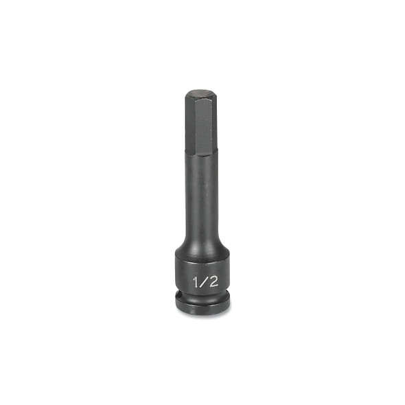 Impact Driver, 1/2 in Drive, 4 in L, Hex