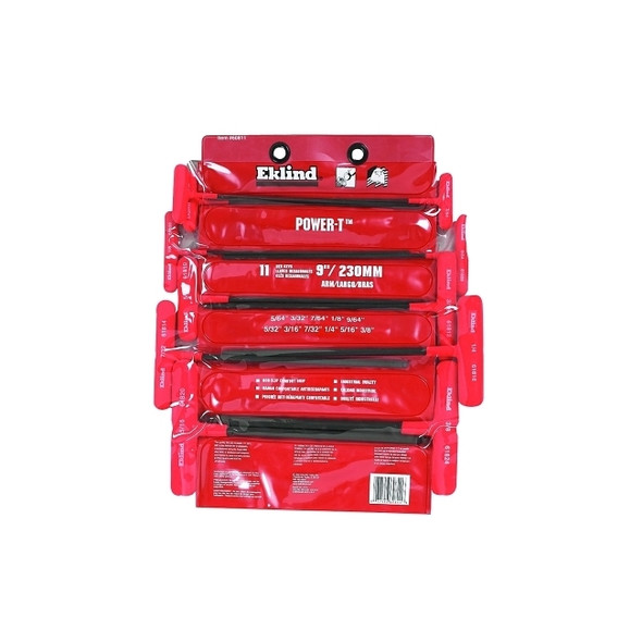 Power-T™ Ball-Hex Key Set, 11-Pc, Inch, 9 in Handle