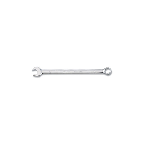 Combination Wrench, 7/16 in, 5-25/32 in OAL, 12-point, Full Polish Chrome