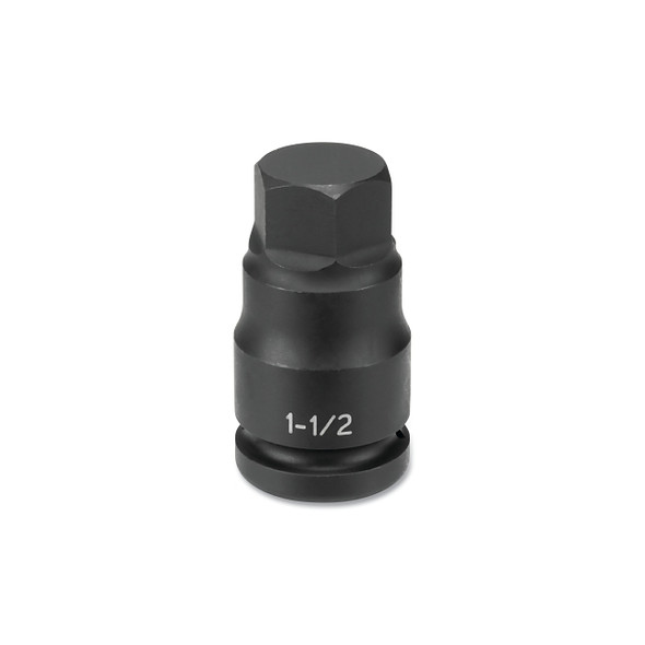 Impact Driver, 1-1/2 in Drive, 4.72 in L, Hex