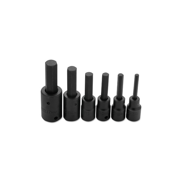 Torqueplus™ Metric Hex Bit Impact Socket Set, 6-Pc, 1/2 in