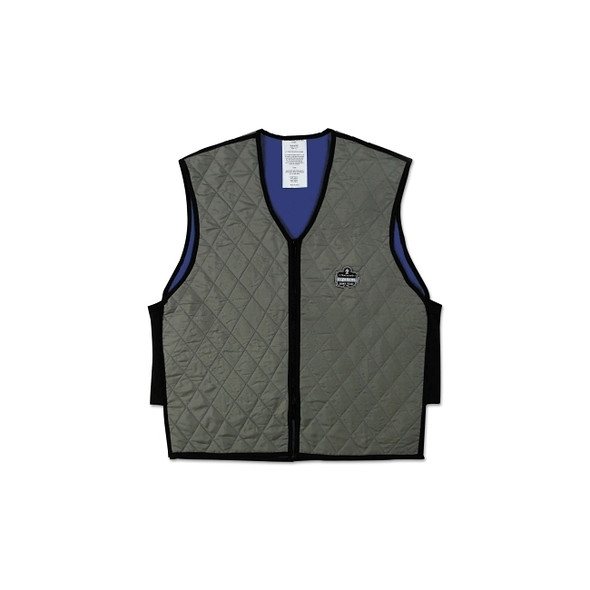 Chill-Its 6665 Evaporative Cooling Vests, Medium, Gray