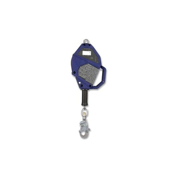 Smart Lock Self Retracting Lifeline, 40 ft, Stainless Steel, Snap Hook