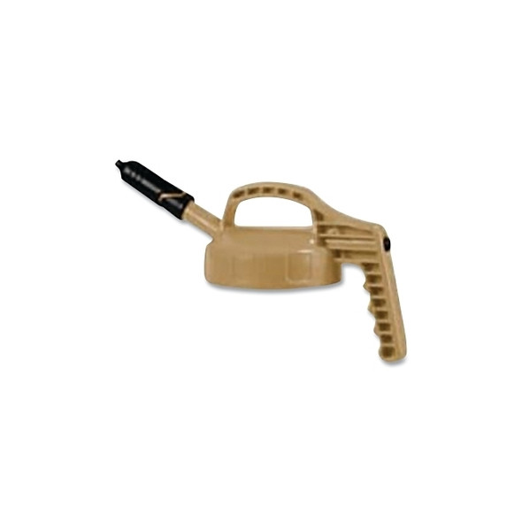 Mini Spout Lid, 1/4 in dia, Beige, Engineering Plastic
