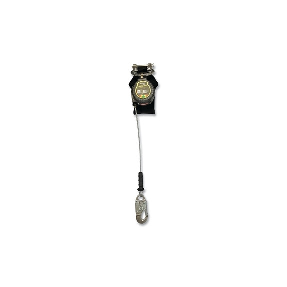 TurboLite™ TurboLite™+ Edge Cable, 9 ft, Galv Steel Cable, One Pin Connector, Al Captive Eye Carabiner, Single Leg, 420 lb