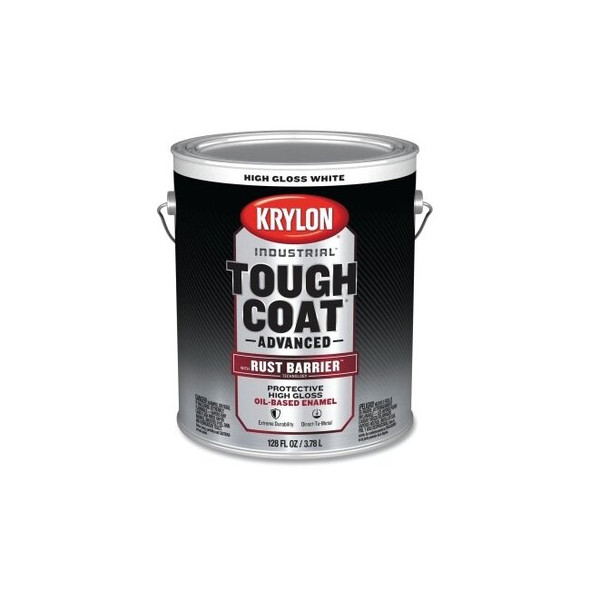 Tough Coat® Advanced with Rust Barrier® Technology Spray Paint, 1 gal, White