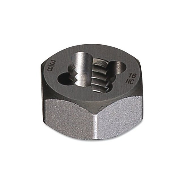 0650 and 0650M Series Hexagon Rethreading Die, 7/8-14 UNF, Carbon Steel, 1.625 in