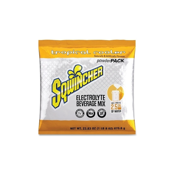 Powder Packs, Tropical Cooler, 23.83 oz, Yields 2.5 gal
