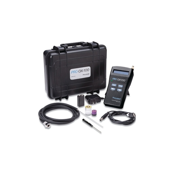 PRO OX-100 Oxygen Monitor and Accessories Kit, 11 in x 9 in x 4 in