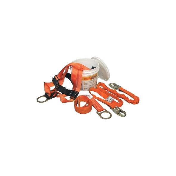 Titan ReadyWorker Fall Protection Kit, 6 ft Length, Universal Size, 400 lb Load Capacity