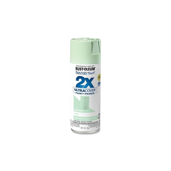 Painter's Touch® 2X Ultra Cover® Gloss Spray Paints + Primer, 12 oz, Aerosol Can, Ocean Mist