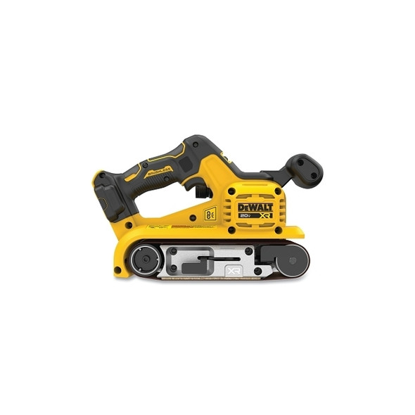 Cordless Belt Sander, XR®, 3 in W x 21 in L Belt, 1050 SFPM, Includes Belt/Dust Bag/Dust Port Swivel
