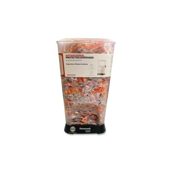 Prefilled Antimicrobial-Protected HL400 Dispenser for Earplugs, TrustFit® Pod, 30 dB, Orange