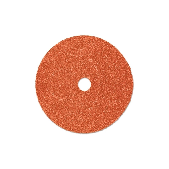 Cubitron II 987C Fibre Discs, Ceramic, 7 in Dia, 7/8 in Arbor, 80+ Grit