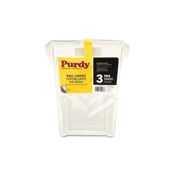 Pail Liner, Plastic, 1 qt, 3 Pack
