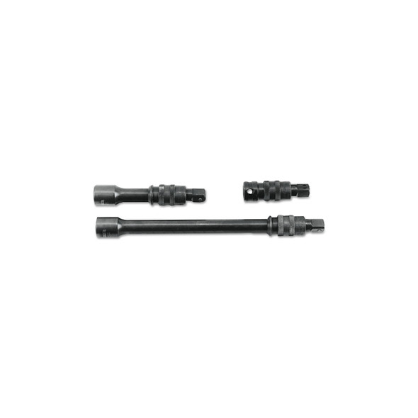 1/2 in Drive 3-Piece Locking Extension Set, Black Oxide Finish, Alloy Steel, 3 in, 5 in, 10 in
