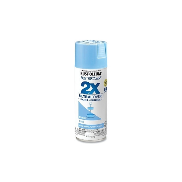 Painter's Touch® 2X Ultra Cover® Gloss Spray Paints + Primer, 12 oz, Spa Blue