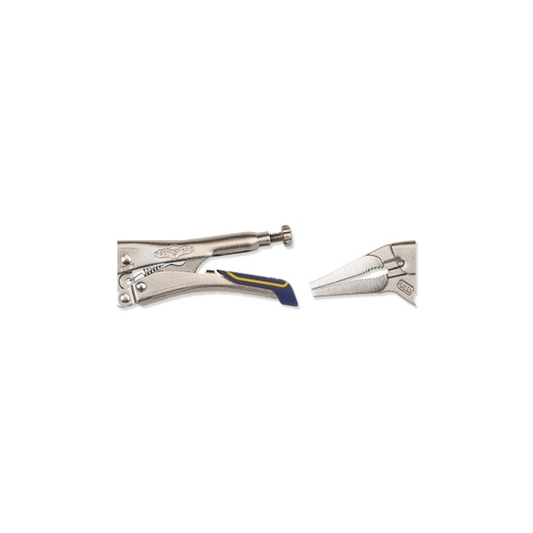 Fast Release™ Long Nose Locking Pliers with Wire Cutter