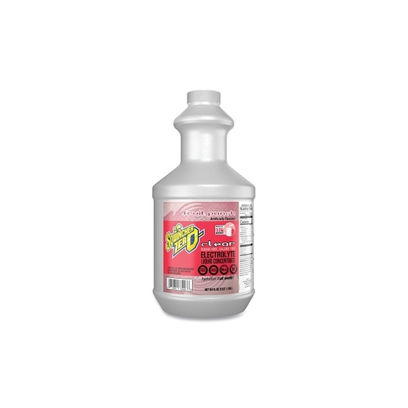 ZERO Liquid Concentrate, 64 oz, Bottle, Yields 5 gal, Fruit Punch