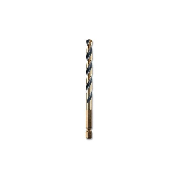 Black and Gold Impact Ready Drill Bit, 17/64 in dia, 135° Split Point Tip, 4-1/4 in OAL