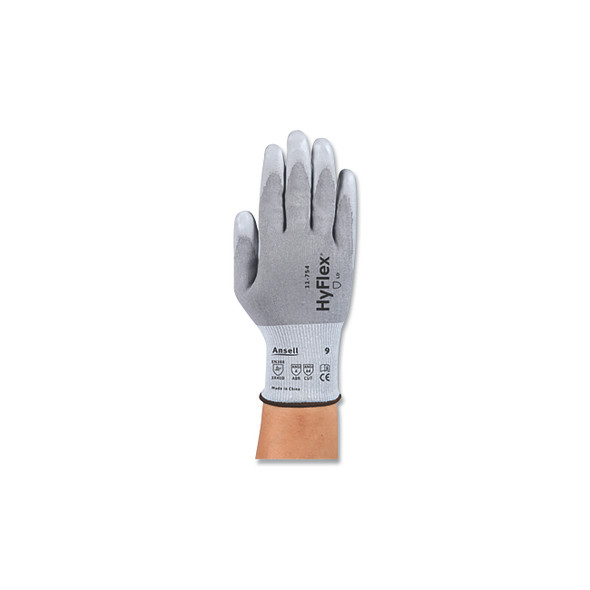 11-754 Cut Resistant Glove, Size 6, Gray