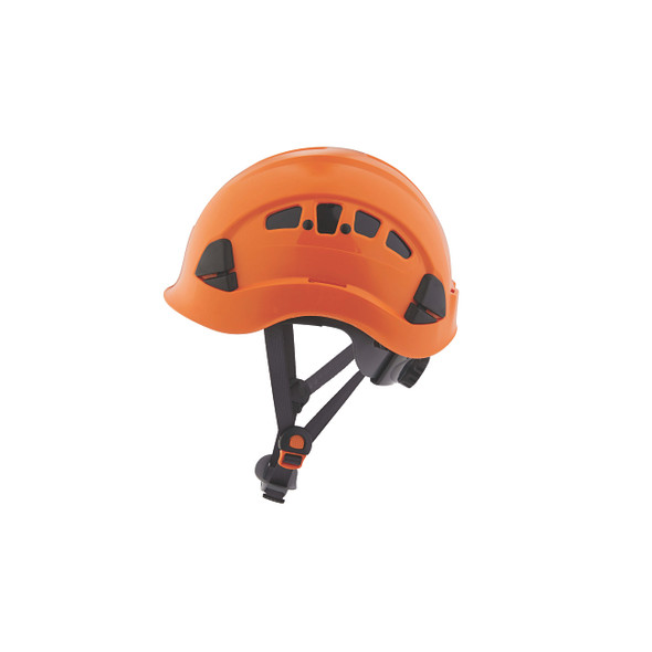 CH-400V Climbing Style Vented Hard Hat, 6 pt Rapid Dial, Orange
